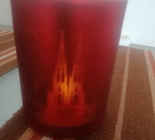 Kerzenglas vom Weihnachtsmarkt 2019