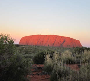 Uluru / Abenddämmerung
