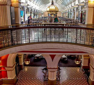 Zwei der Ebenen im Queen Victoria Building