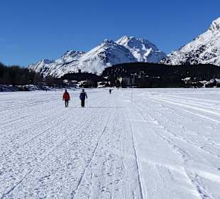 Wanderung über den See