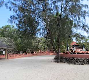 Schön gemachte Wege auf der Insel 