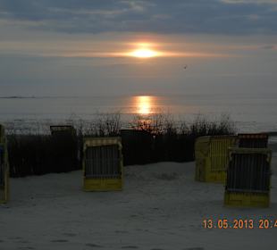 Sonnenuntergang überm Watt