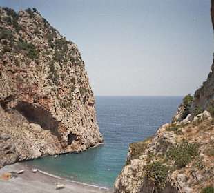 Strand von Vithouri im Nordosten Evias