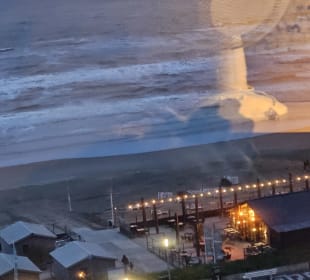 Strand Zandvoort am Abend