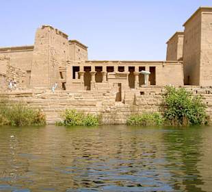 Assuan Philae-Tempel Westfassade
