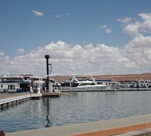 Bootsanleger im Blick