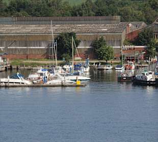 Yachtgelände an der Trave