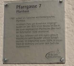 Pfarrhaus Kohlstetten