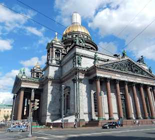 Die Isakkathedrale in Sankt Petersburg