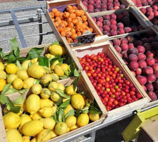 Impressionen vom Wochenmarkt Saint-Cyprien-Plage