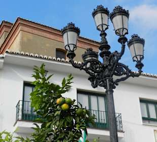 Laterne und Mandarine