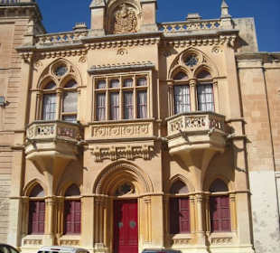 Typischer Sandsteinbau