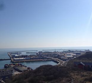 Blick auf den Hafen und das Unterland