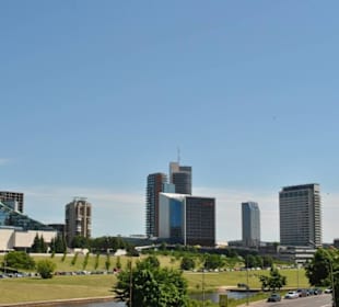 Wilno, widok na city.