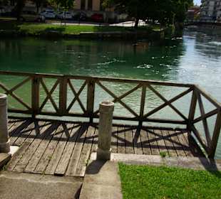 Steg am Ufer