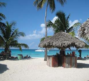 Bar auf der Insel Saona