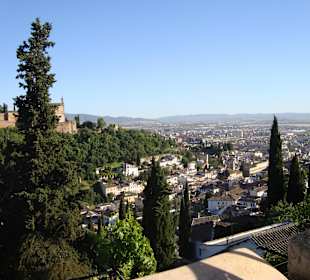 Blick auf die Alhambra