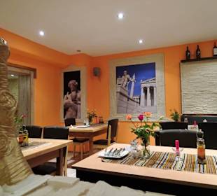 Blick in die Gasträume des Restaurant Athene