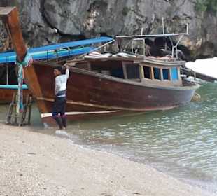 Bootstranfähr zur James Bondinsel