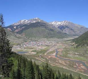 Silverton vom Pass aus gesehen