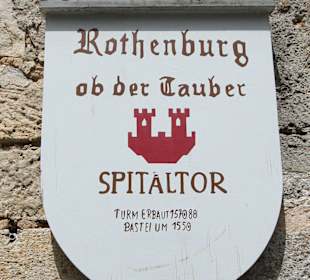 Tafel für das Spitaltor im Süden