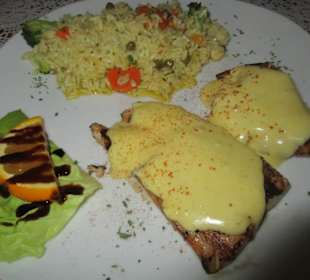 Lachs auf Griechisch