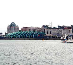 Blick auf Sentosa Island