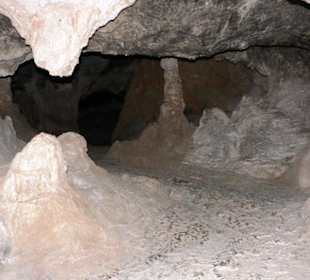 Im Inneren der Höhle