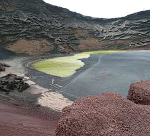 Die grüne Lagune von El Golfo
