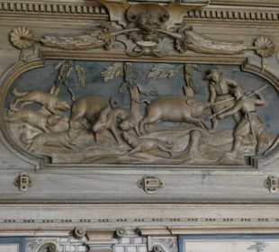 Das Jagdintarsienzimmer in der Veste Coburg