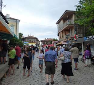 Shoppingmeile in Sozopol
