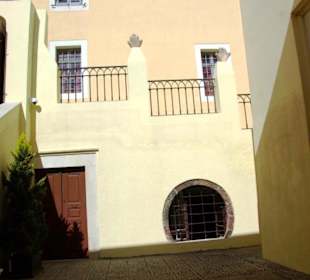 Santorin selbst im Bild Landschaft, Stadt