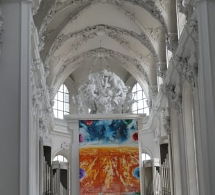 Würzburg: die Augustinerkirche am Dominikanerplatz