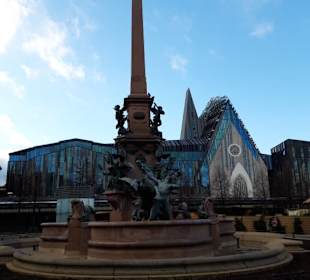 Der Mendebrunnen.