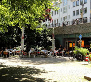 Café in den Wallanlagen an der "Bischofsnadel"