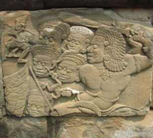 Besterhaltenes Steinrelief