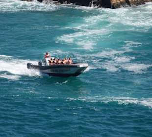 Auf dem Weg vom Meer in die Lagune