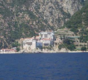 Eines der Kloster von Athos