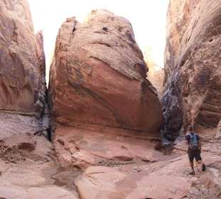 Auf dem Weg durchs San Rafael Reef