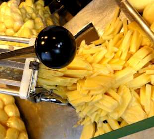 Handgemachte Pommes frites