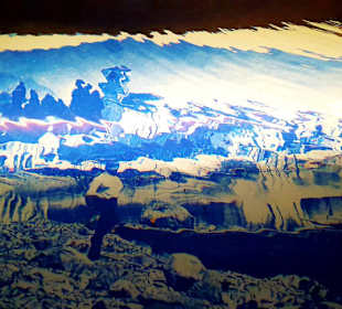 Bild-Brunnen mit Münzen drin