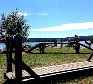 Im Juli bei ü 30 Grad, da geht schon mehr dort ab