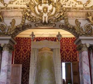 Bei der Führung durch das Residenzschloss Rastatt