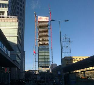 Wieżowce w Warszawie.