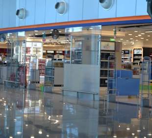 Duty Free Bereich im neuen Terminal