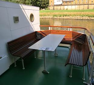 Sitzgruppe bei den Schaufelrädern