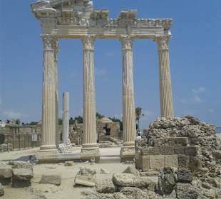 Antike Ausgrabungsstätte in Side