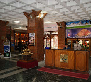 Empfangsschalter im Tourismus Service Center