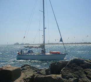 Ausblick vom Wellenbrecher