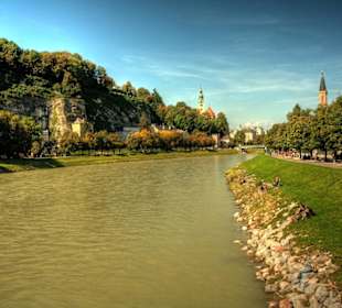 Widok na rzeke salzach